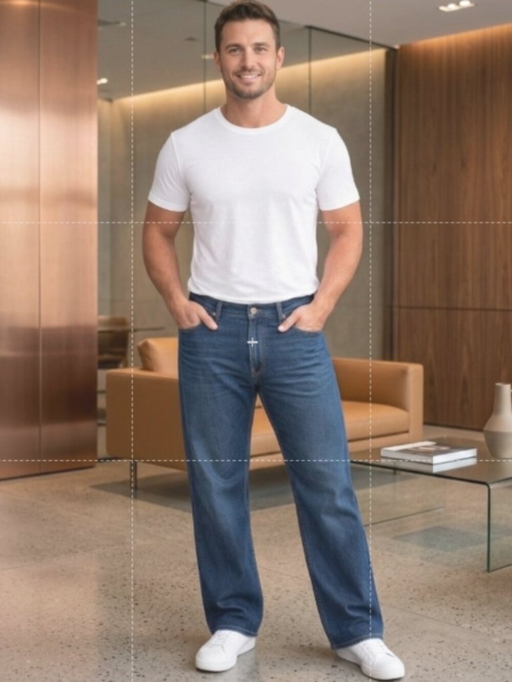 C22 Parish Nation Men’s Blue Jeans, Size 40, Pre-owned